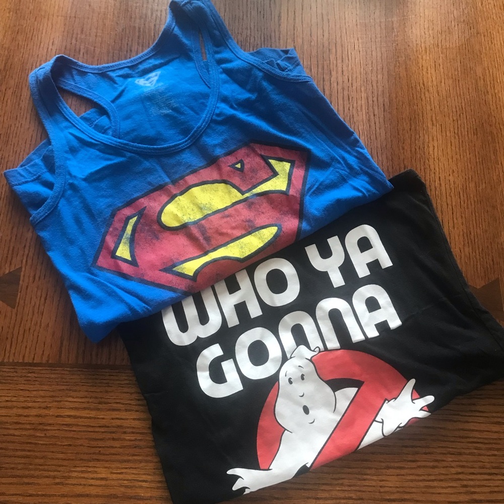 Lot of Comic/Movie Tanks...EUC